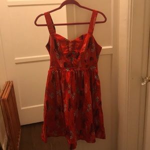 *Sold* EUC Stitch Disney Luau Retro Dress